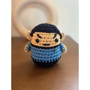 *Pre-Made Plushie* Woobles Star Trek Spock Collectible SciFi Crochet Plush (Mod)